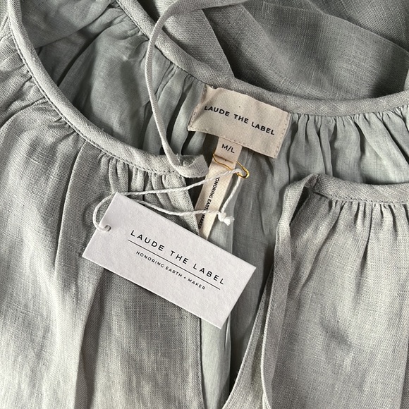 Laude the Label Emilie Dress Sky Gray M/L - Picture 2 of 3